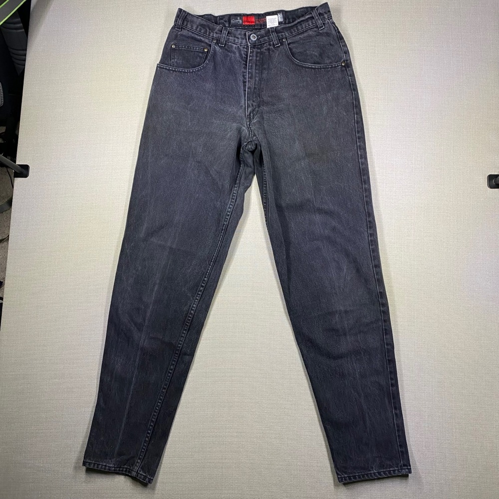 Vintage Levis SilverTab Womens Loose Fit Jeans Faded Black 33x34 90s Denim